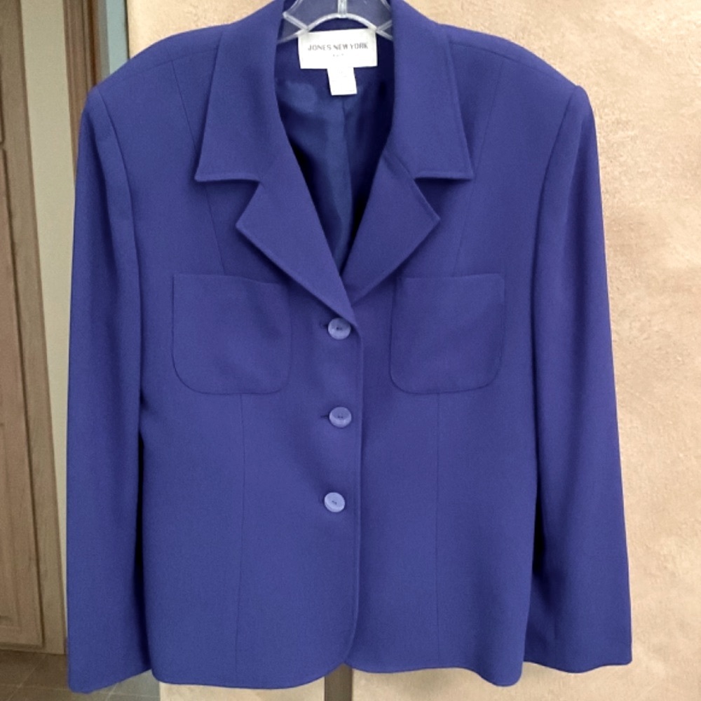 Jones of NY size 12 Women’s Violet Purple Suit - Picture 2 of 12